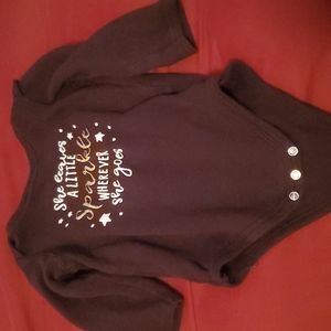 Long sleeve girl's onesie 6-9 months